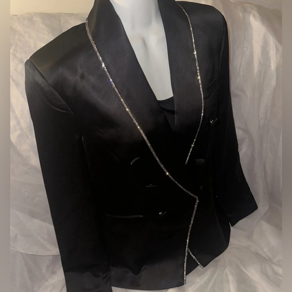 ✨NEW✨Jason Wu Designer Rhinestone Blazer - Picture 5 of 12
